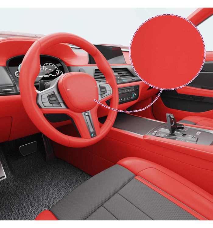 Films de voiture 2 pcs Rouge mat 100x150 cm+50x150 cm | Mobilier & Déco