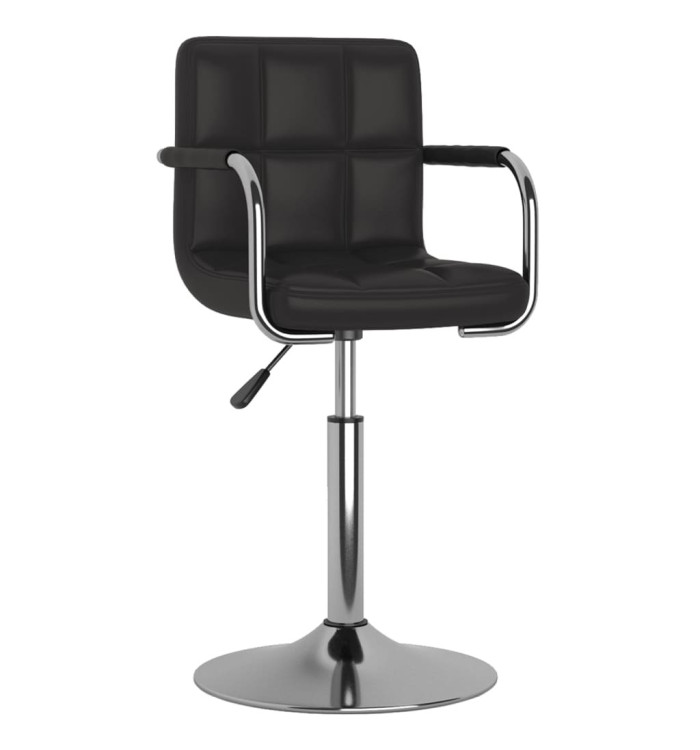 Chaise de salle à manger Noir Similicuir | Mobilier & Déco