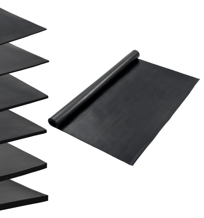 Tapis en caoutchouc antidérapant 1,2x2 m 1 mm Lisse | Mobilier & Déco