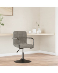 Tabouret de bar Gris clair Velours | Mobilier & Déco
