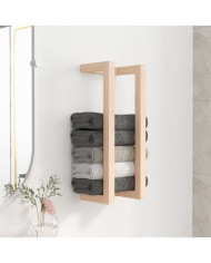 Porte-serviette 23x18x60 cm Bois de pin massif | Mobilier & Déco