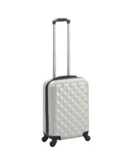 Valise rigide Argenté brillant ABS | Mobilier & Déco