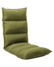 Chaise pliable de sol Vert Tissu | Mobilier & Déco