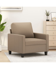Fauteuil Cappuccino 60 cm Similicuir | Mobilier & Déco