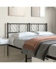 Tête de lit métal noir 140 cm | Mobilier & Déco