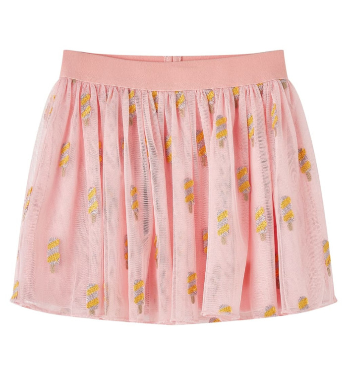 Jupe avec tulle pour enfants rose clair 128 | Mobilier & Déco