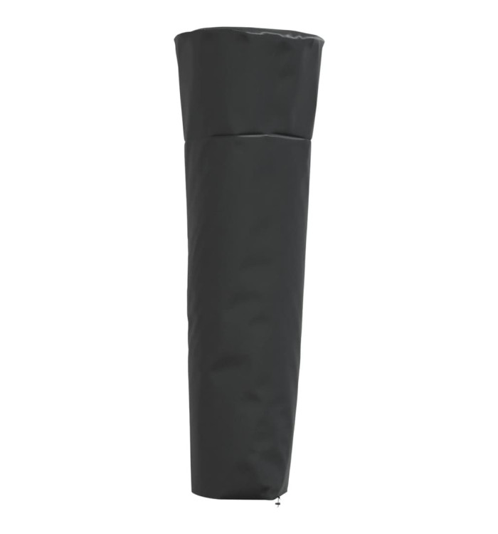 Housse de chauffage en forme de pyramide noir 86x47x241 cm | Mobilier & Déco