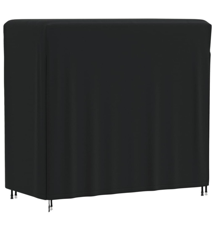 Housse pour portant de bois de chauffage noir 122x61x106 cm | Mobilier & Déco