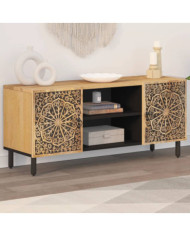 Meuble TV 105x33x46 cm Bois massif de manguier | Mobilier & Déco