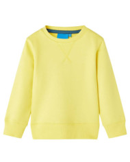 Sweat-shirt pour enfants jaune clair 116 | Mobilier & Déco