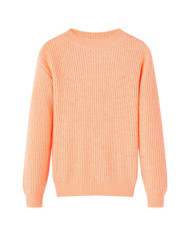 Pull-over tricoté pour enfants orange vif 104 | Mobilier & Déco