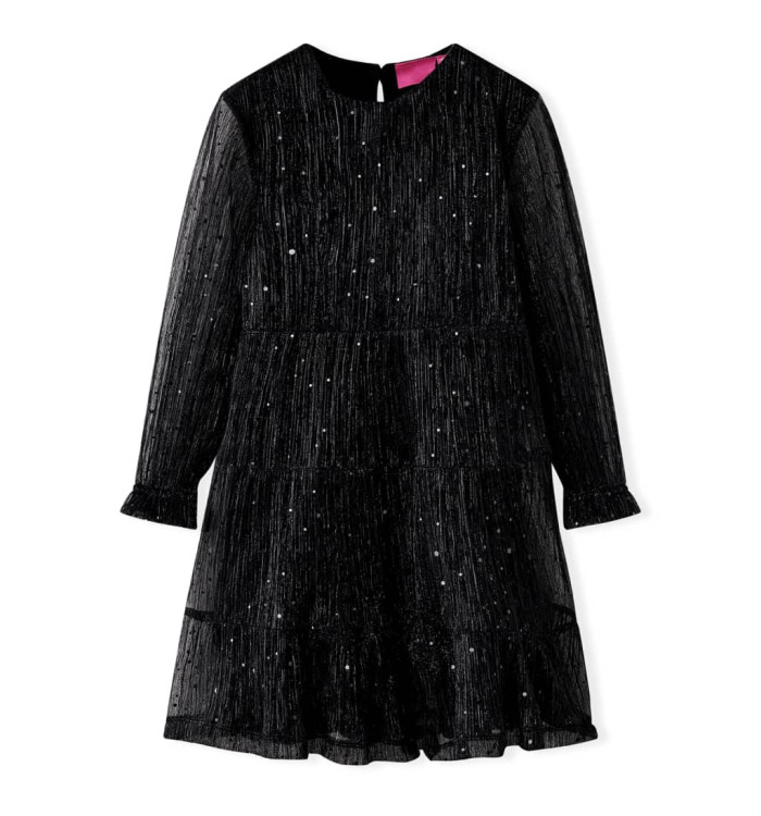 Robe à manches longues pour enfants noir 104 | Mobilier & Déco