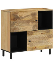 Armoire latérale 80x33x75 cm bois massif de manguier | Mobilier & Déco