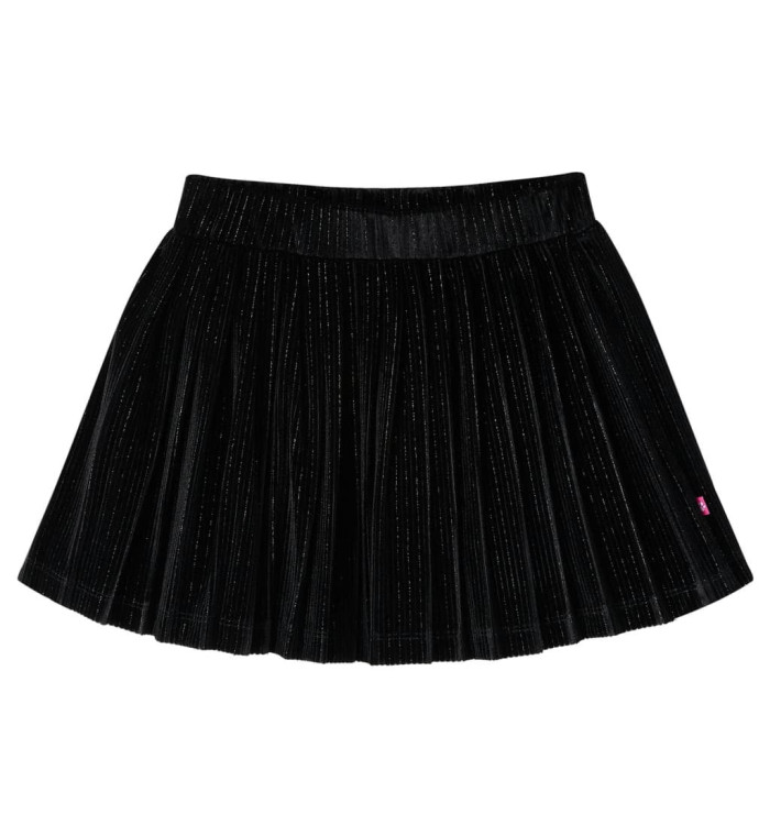 Jupe plissée avec lurex pour enfants noir 116 | Mobilier & Déco