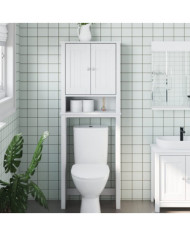 Rangement au-dessus de la cuvette BERG blanc bois massif | Mobilier & Déco
