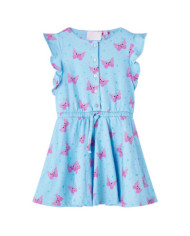 Robe pour enfants avec boutons sans manches bleu 92 | Mobilier & Déco