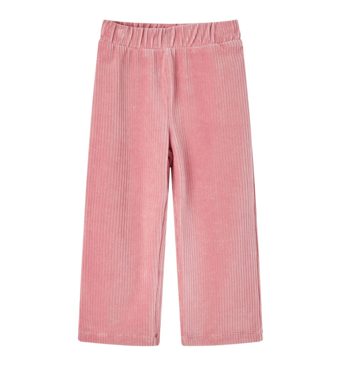 Pantalons pour enfants velours côtelé rose clair 116 | Mobilier & Déco