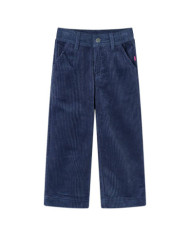 Pantalons pour enfants velours côtelé bleu marine 92 | Mobilier & Déco