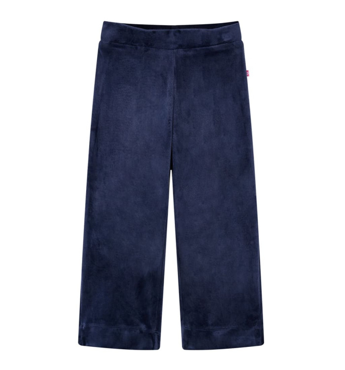 Pantalons pour enfants velours bleu foncé 116 | Mobilier & Déco