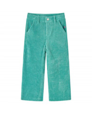 Pantalons pour enfants velours côtelé vert menthe 116 | Mobilier & Déco