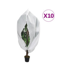 Housses de protection pour plantes avec fermeture éclair 10 pcs | Mobilier & Déco