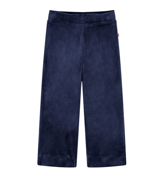 Pantalons pour enfants velours bleu foncé 140 | Mobilier & Déco
