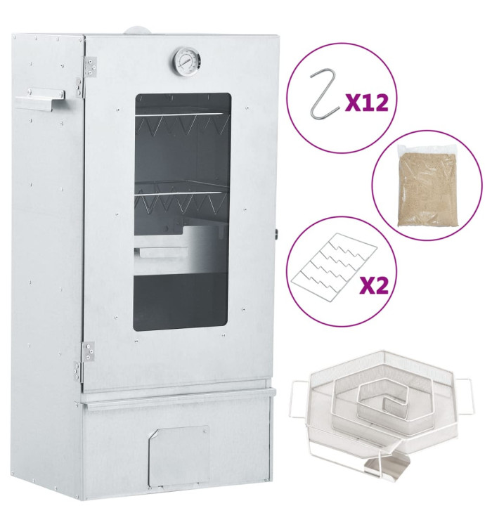 Fumoir à four à BBQ générateur de fumée froide acier galvanisé | Mobilier & Déco