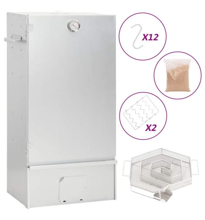 Fumoir à four à BBQ générateur de fumée froide acier galvanisé | Mobilier & Déco