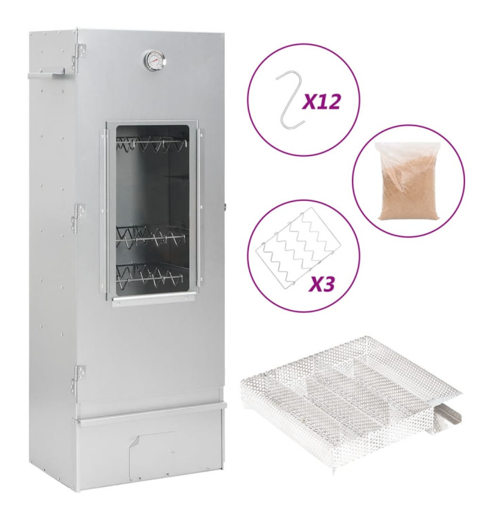 Fumoir à four à BBQ générateur de fumée froide acier galvanisé | Mobilier & Déco