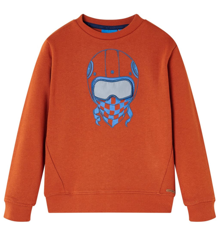 Sweat-shirt pour enfants rouillé clair 116 | Mobilier & Déco