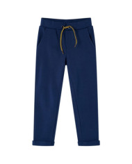 Pantalons pour enfants avec cordon de serrage bleu marine 116 | Mobilier & Déco