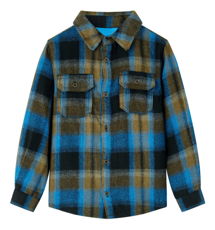 Chemise pour enfants à col rabattu 104 | Mobilier & Déco