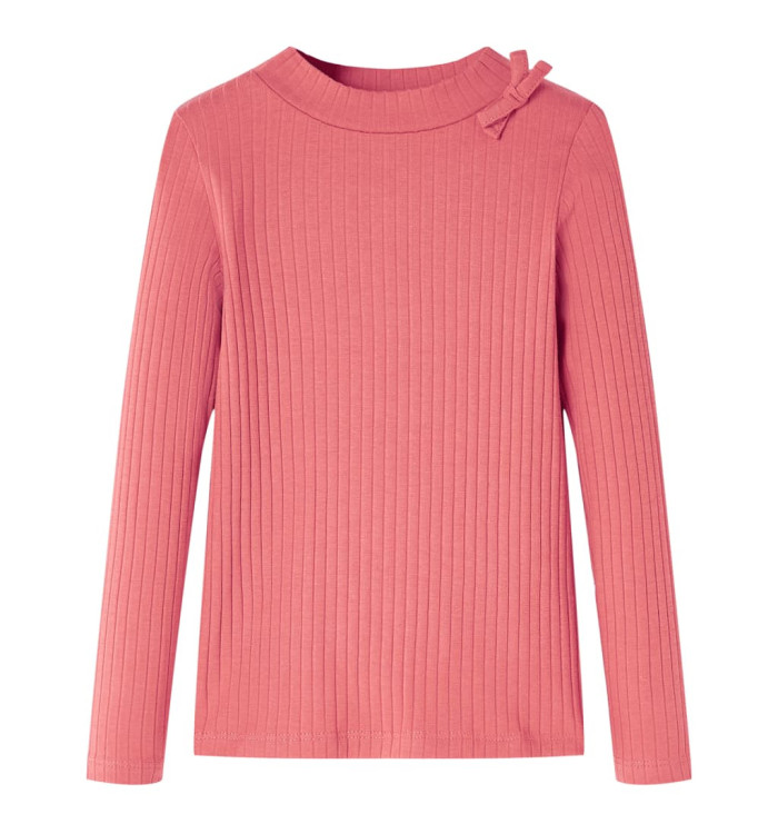 T-shirt enfants à manches longues rose vieux 116 | Mobilier & Déco