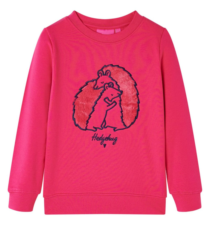 Sweatshirt pour enfants rose vif 104 | Mobilier & Déco