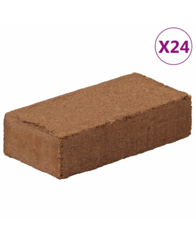 Blocs de noix de coco 24 pcs 650 g chacun 15,6 kg au total | Mobilier & Déco