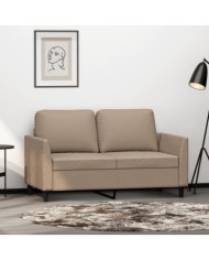 Canapé à 2 places Cappuccino 120 cm Similicuir | Mobilier & Déco
