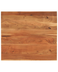 Dessus de table 90x80x2,5 cm rectangulaire bois massif d'acacia | Mobilier & Déco
