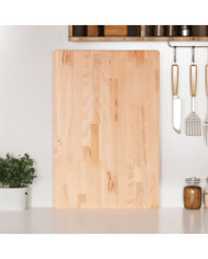 Planche à découper 60x40x4 cm bois massif de hêtre | Mobilier & Déco
