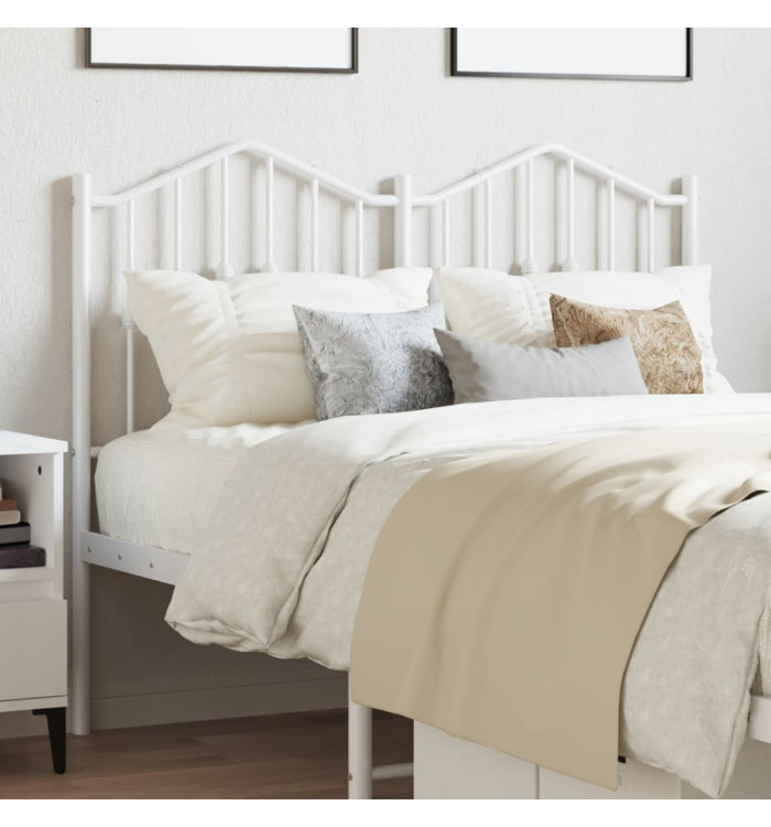 Tête de lit métal blanc 120 cm | Mobilier & Déco