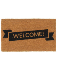 Tapis de porte naturel 45x75 cm fibre de coco touffeté | Mobilier & Déco