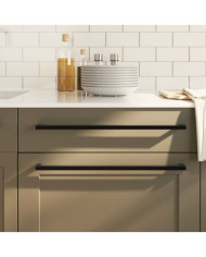 Poignées d'armoire 20 pcs noir 480 mm acier inoxydable | Mobilier & Déco