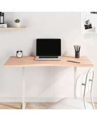 Dessus de bureau 110x(50-55)x2,5 cm bois massif de hêtre | Mobilier & Déco