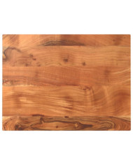 Dessus de table 80x70x3,8 cm rectangulaire bois massif d'acacia | Mobilier & Déco