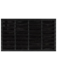 Paillasson rectangulaire 45x75 cm caoutchouc et fibre de coco | Mobilier & Déco