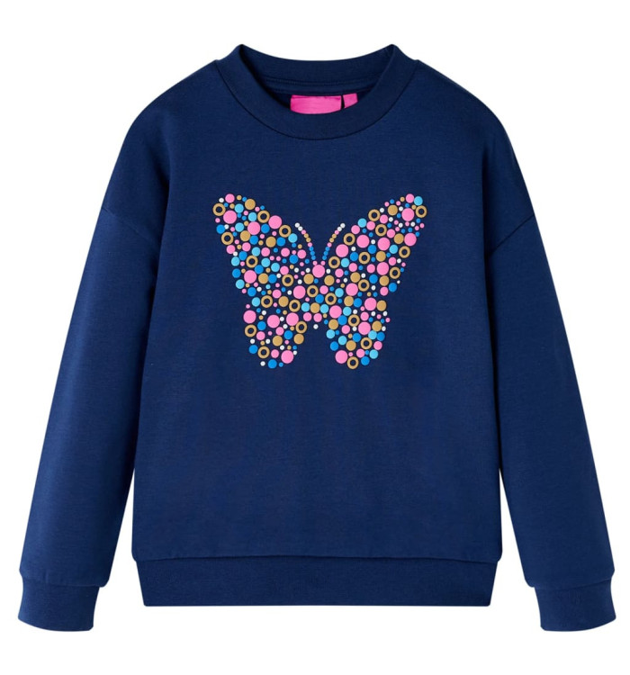 Sweatshirt pour enfants bleu marine 104 | Mobilier & Déco