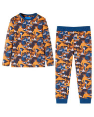 Pyjamas enfants manches longues cognac 92 | Mobilier & Déco