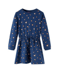 Robe pour enfants à manches longues bleu marine 104 | Mobilier & Déco
