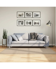 Tapis HUARTE à poils courts doux et lavable sable 120x170 cm | Mobilier & Déco