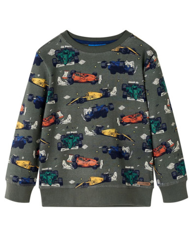 Sweatshirt pour enfants kaki 128 | Mobilier & Déco