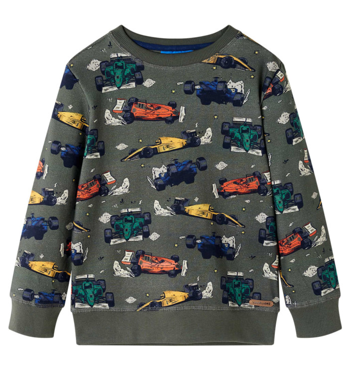 Sweatshirt pour enfants kaki 104 | Mobilier & Déco